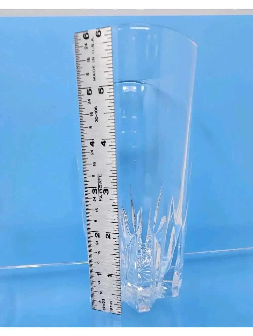 Vintage Royal Crystal Rock Italy GALA Cut Crystal Cup Highball Glass 6